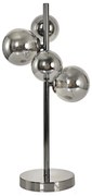 Brilagi - LED Stolná lampa MILLA 4xG9/3W/230V lesklý chróm/dymová