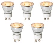 Sada 5 GU10 3-stupňových stmievateľných LED žiaroviek 35 mm 4 W 200 lm 2200 K