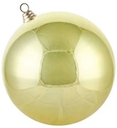 DECOLED Plastová koule, prům. 30 cm, zlatá, lesklá