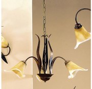 ONLI - Luster na reťazi ALGA 3xE14/6W/230V bronzová