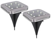 Globo 33414Q-2 - SADA 2x LED Solárne svietidlo SOLAR LED/0,8W/1,2V IP44 GL6923