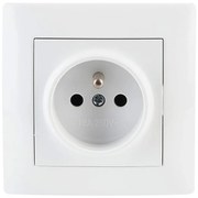 Zásuvka jednoduchá WESA biela