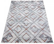 Koberc Naxos romby sivo - hnedý