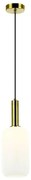 Zambelis 22070 - Luster na lanku 1xE27/40W/230V pr. 15 cm zlatá