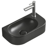 Mexen Viera, umývadlo na dosku 40x21x12 cm, ľavé, čierna matná, 21274085L