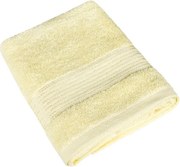 Bellatex Froté uterák Kamilka prúžok svetložltá, 50 x 100 cm