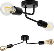 BERGE LED stropná lampa 2xE27 LOFT