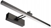 BERGE Nástenné svietidlo LED do kúpeľne - 40 cm - 7W čierne
