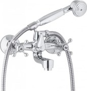 Vaňová batéria RETRO ZAPE so sprchou - chrómová