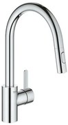 Drezová batéria GROHE Eurosmart Cosmopolitan s vyťahovacou sprškou chróm 31481001