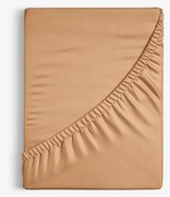 Goldea bavlnená napínacia plachta - hnedá 80 x 160 cm