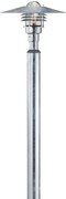 Nordlux Pozinkovaný záhradný stĺpik Vejers 2m pre žiarovku E27 200cm 25168031