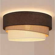 Brilagi - Stropné svietidlo TRIO 1xE27/60W/230V pr. 40 cm hnedá/béžová/biela