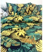 INTERMEDIC SK Posteľná obliečka Jungle Black 140x200/70x90 cm