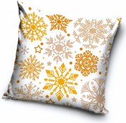 Obliečka na vankúšik MRAZIVÉ VLOČKY 40 x 40 cm