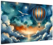Obraz - Lietať nočnou oblohou (90x60 cm)