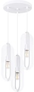 Sollux SL.1361 - Luster na lanku NICUS 3xE27/15W/230V biela
