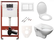 Cenovo zvýhodnený závesný WC set TECE do ľahkých stien / predstenová montáž + WC S-Line S-line Pro SIKOTSD0, 1 ks