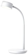 SOLIGHT LED stolná lampička, 4,5 W, 300lm, 3CCT, biela, podstavec