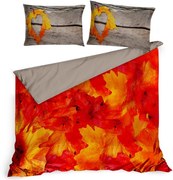 Gipetex Natural Dream 3D talianská  obliečka 100% bavlna Jeseň - 220x200 / 2x70x90 cm