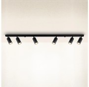 Brilagi - Bodové svietidlo SELE DIAMANT 6xGU10/30W/230V čierne