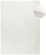 Koberec WAVES 503 biely / slonia kosť