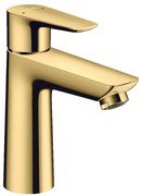 Hansgrohe Talis E, umývadlová batéria 110 s odtokovou súpravou s ťahadlom, zlatá lesklá, HAN-71710990