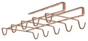 Závesný držiak na hrnčeky Metaltex v medenej farbe