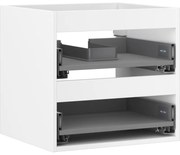 Mexen Box-A, závesná skrinka 50 cm, 2 zásuvky, biela matná, 91AX0-0500-470-2-01