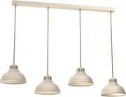 Luster na lanku SVEN 4xE27/15W/230V béžová