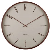 Karlsson 6014WG dizajnové nástenné hodiny béžová,pr.  40 cm