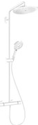 Hansgrohe Croma Select S, Showerpipe 280 1jet s termostatom a ručnou sprchou Raindance Select S 120 3jet, matná biela, HAN-26890700