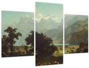 Obraz - Albert Bierstadt, Lake Lucerne, reprodukcia (90x60 cm)