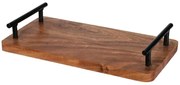 Drevený servírovací podnos Elle, 30x15 cm