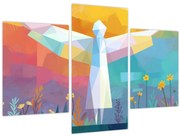 Obraz - Strážca kvetov (90x60 cm)