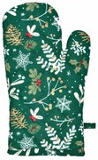 Forbyt Kuchynská chňapka Zelené Vianoce, 18 x 28 cm