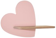 Candellux Nástenné svietidlo policové 5W, ružové srdce 21-03850