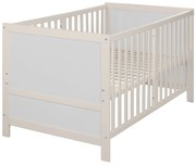 roba Kombinovaná detská postieľka Easy Sleep, 70 x 140 cm (prírodná sivá)  (100396996)