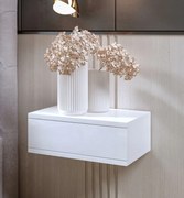 Nočný stolík LOFT - biely