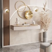 KONZOLA NESSIE KAŠMÍR + ZLATÁ LIŠTA 102 cm