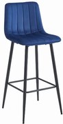 Barová stolička POZZA - modrá