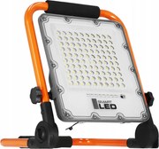 Nabíjateľný LED reflektor so stojanom, 50 W, 3,2 V, 4500 K, 5000 mAh, IP65, oranžový