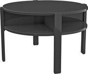 XXXLutz KONFERENČNÝ STOLÍK, čierna, kompozitné drevo, 74,4/74,4/45,5 cm Ti'me - Stolíky do obývačky - 000687049402