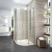 Roth Štvrťkruhový sprchovací kút LYR4 - bez vaničky ROTH-Variant: rozmery: 80x80 cm - (LYR4 800 - 1135008265), ROTH-Profily: profily: brillant, výplň…