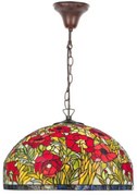 Závesná lampa Tiffany luster POPPY Ø50
