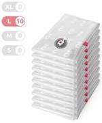 Vákuové úložné vrecká 10 x 120 l, číra