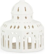 Biely keramický vianočný svietnik Kähler Design Lighthouse, ø 12 cm