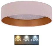 Brilagi - LED Stropné svietidlo VELVET STAR LED/24W/230V pr. 40 cm  ružová/zlatá BG0307