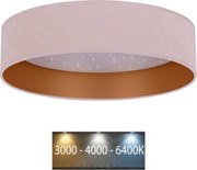 Brilagi - LED Stropné svietidlo VELVET STAR LED/24W/230V pr. 40 cm  ružová/zlatá