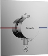 Hansgrohe ShowerSelect Comfort E, termostat pod omietku pre 1 spotrebič a ďalší výtok, chrómová, HAN-15575000